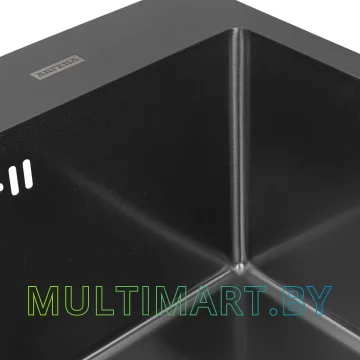 Кухонная мойка ARFEKA AF 500x505 Black PVD Nano картинка 5